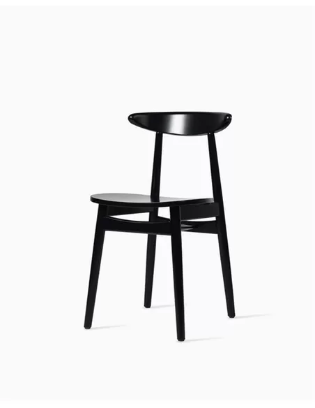 Teo dining chair Nearly black