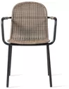 Wicked dining chair Charcaol/taupe
