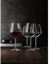 Burgundy Glass Set/4 Style